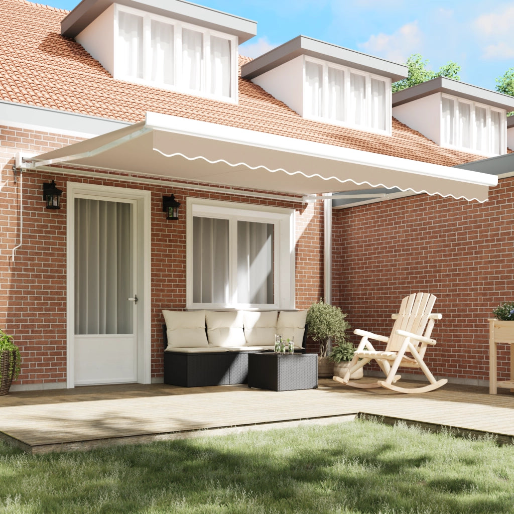 Tessuto di Sostituzione per Tenda per Struttura 4x3 m Beige