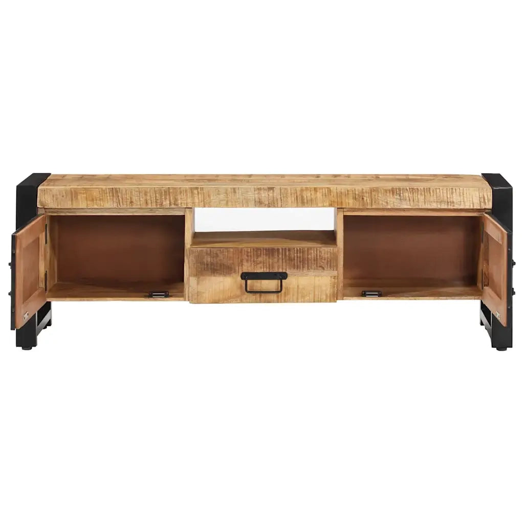 Mobile Porta TV 120x30x40 cm in Legno Massello di Mango cod mxl 14816