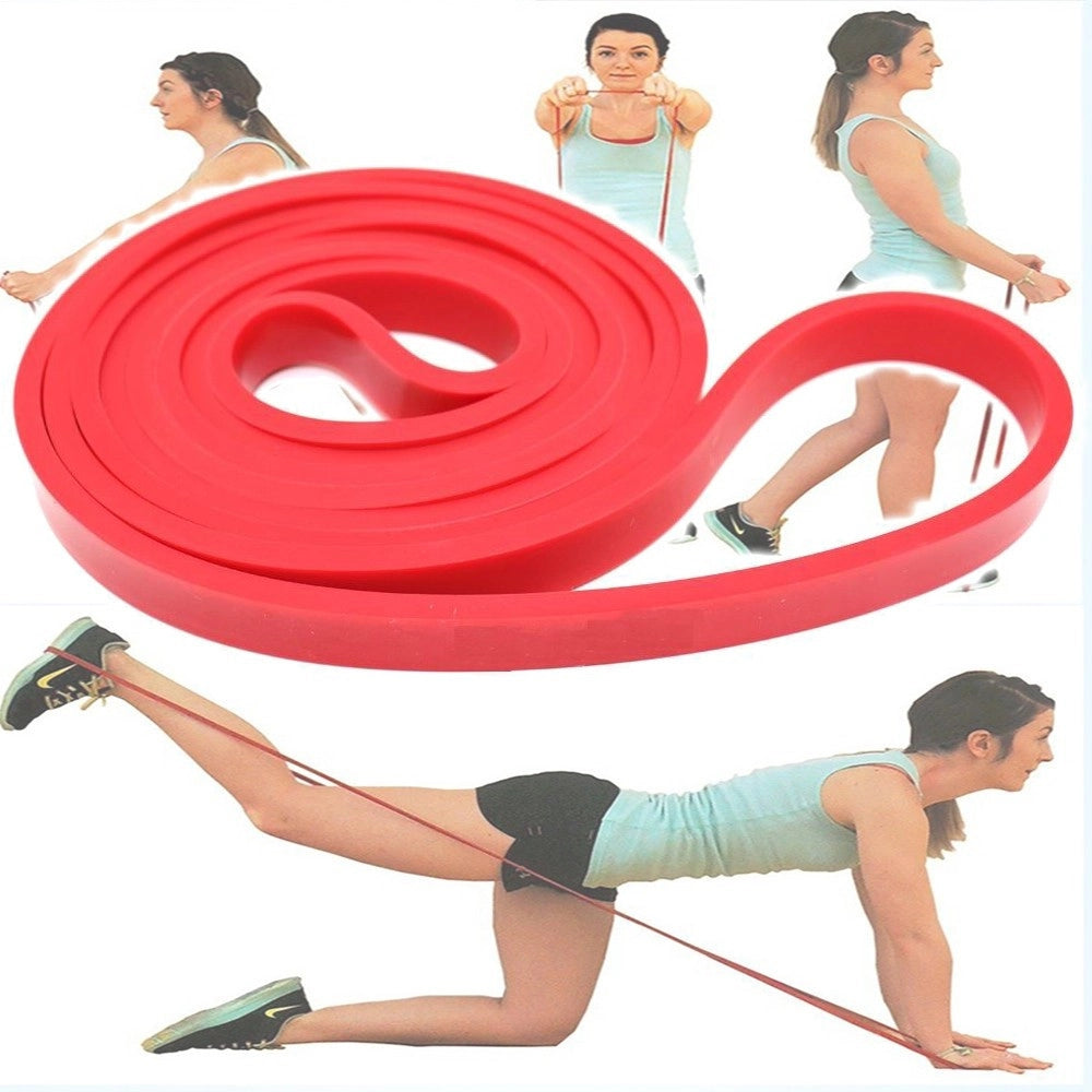 Trade Shop - Fascia Elastica Aerobica Fitness Yoga Banda Di Resistenza Stretching Allenamento -