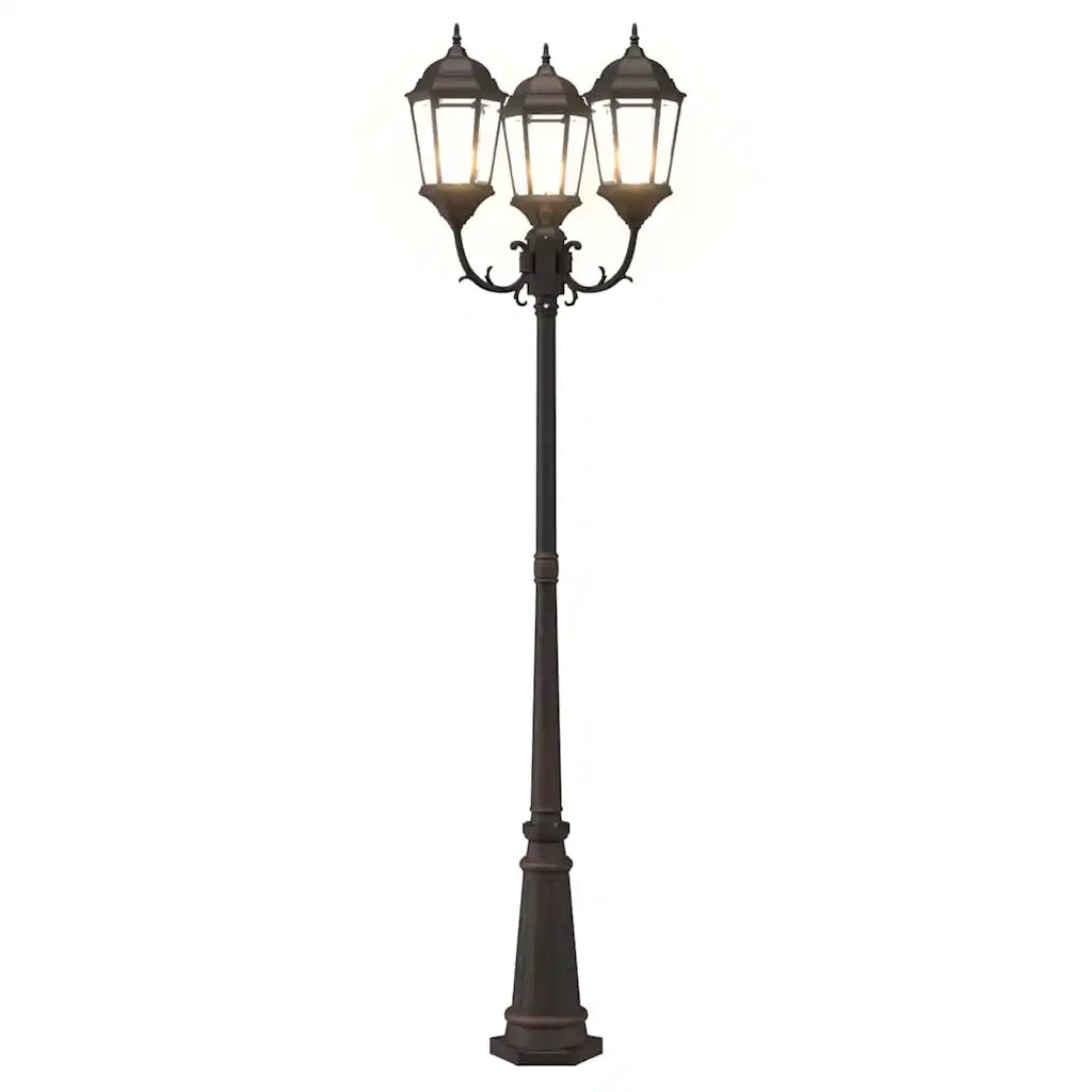Luce da Giardino Bronzo 61 x 53 x 235 cm Alluminio e vetro CFW5200311