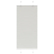 Tenda Plissettata Grigio Chiaro 60x150 cm Larghezza Tessuto