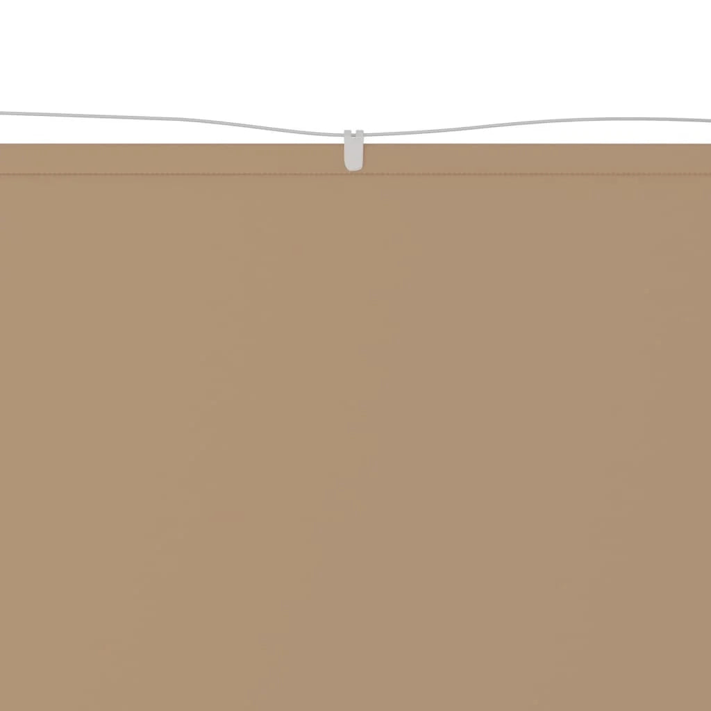 Tenda da sole verticale 140 x 800 cm tessuto oxford tortora 02_0007630
