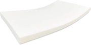 Matras di schiuma fredda - Matras per caravan - Dormire comodamente - Materiale ipoallergenico - 75 x 190 cm - Bianco