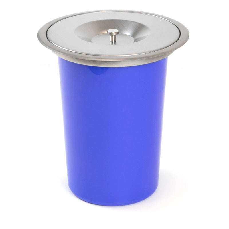 Contenitore per la raccolta differenziata Recycle Altezza Recycle 266 mm, 1x15 lt, Grigio antracite Tecnoplastica