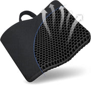 Cuscino per Sedersi a Lungo - Disegno a Miele con Grande Aria con Piuma di Ghianda, Cuscino con Luce per il Punto di Pressione della Coda di Cavallo per Auto, Ufficio, Casa, Sedia e Sedia a Rotelle (ferromagnetico)