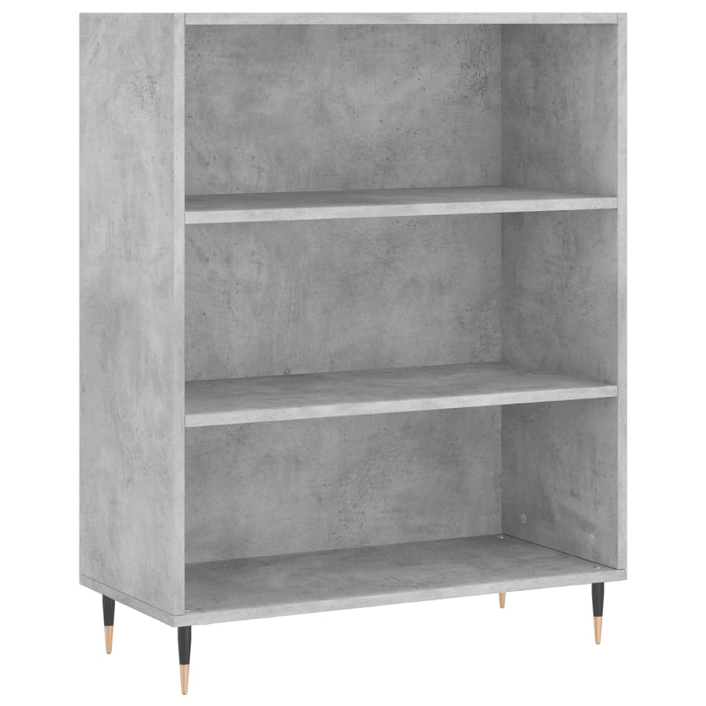 Buffet credenza cassettiera armadio mobile contenitore organizer per cucina soggiorno salotto 69,5 x 32,5 x 180 cm legno ingegnerizzato grigio 02_0032000