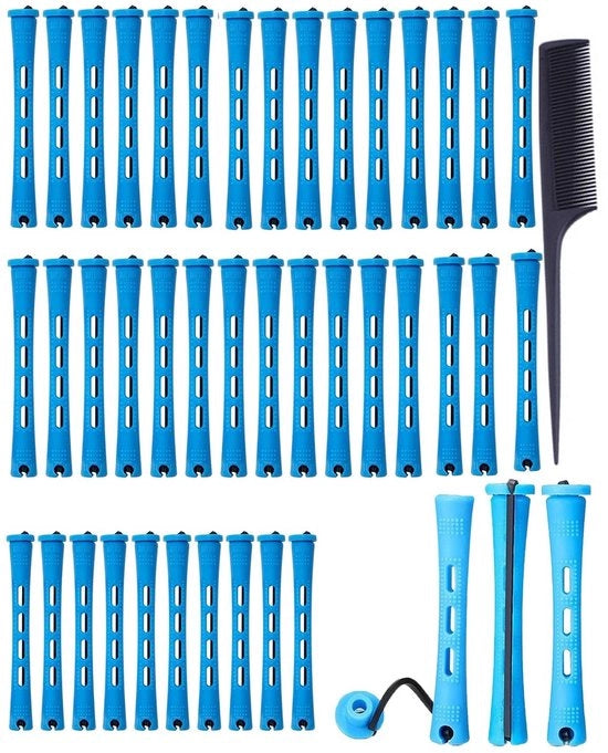 Krultangen Professionali da 40 pezzi - Inclusa Lame - Adatto per Capelli Corti/Lunghe - Leggero - 0,9 cm di diametro