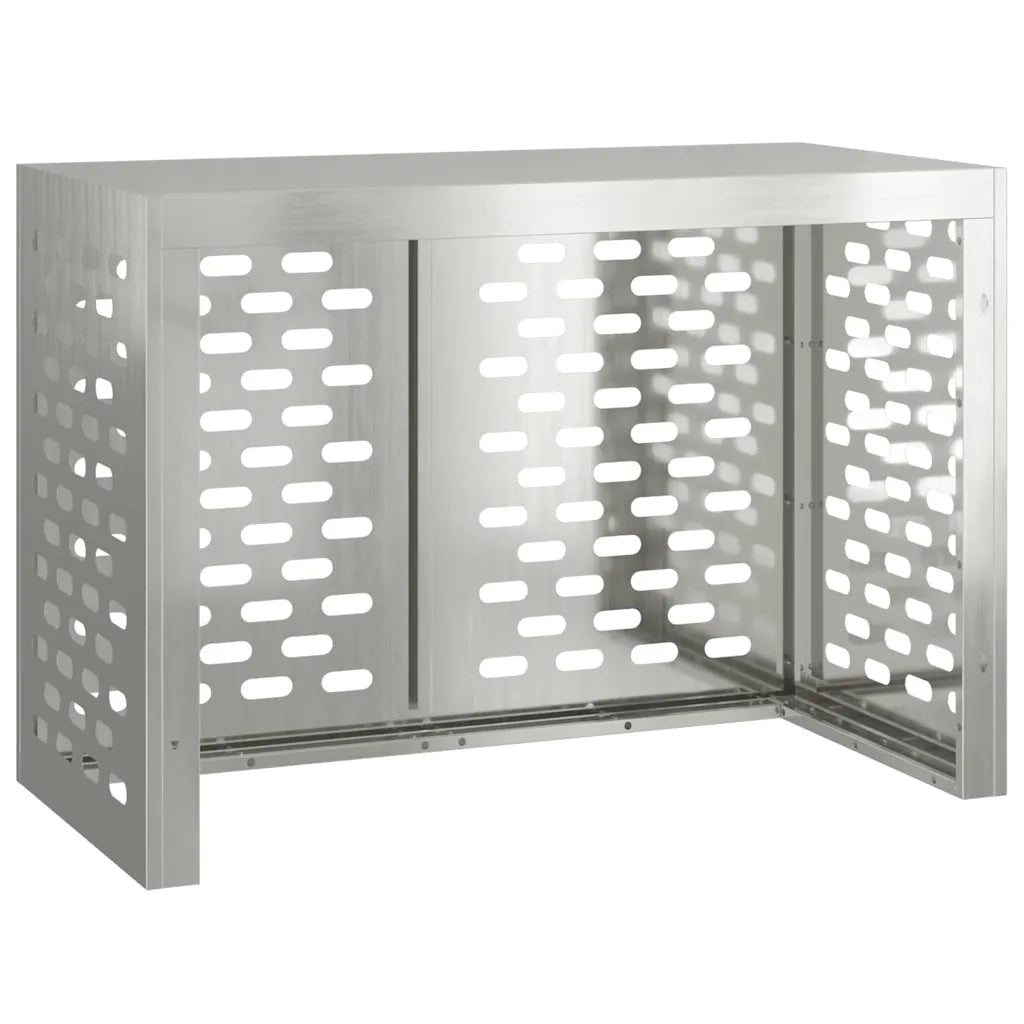 Copertura per condizionatore d'aria Argento 100 x 50 x 70 cm