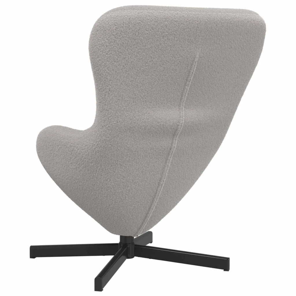 Divano Sedia-Poltrona uovo Grigio chiaro 63 x 73 x 90 cm Tessuto 189472