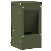 Mangiatore per conigli Verde oliva 12,5 x 12,5 x 25 cm CFW8998774