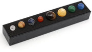 Decorazioni per la casa 8 Pietre cristalline manufatte a mano - Set planetario - Cristalli naturali - Decorazione educativa - Leggero - Disegno unico