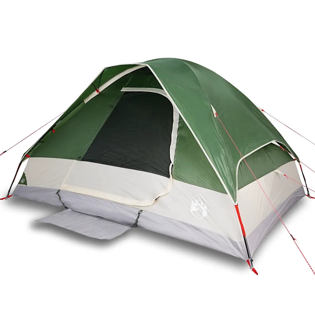 Tenda da Campeggio a Cupola per 2 Persone-Tenda per Escursionismo Verde Impermeabile 224220