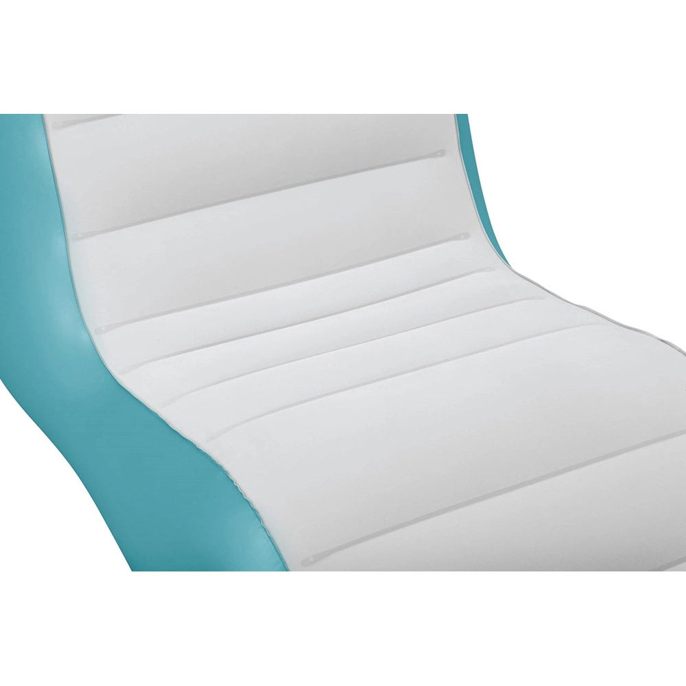 Trade Shop - Poltrona Lunga Leisure Luxe Chaise Longue Gonfiabile Design Ergonomico 133x79x88cm 75127 -