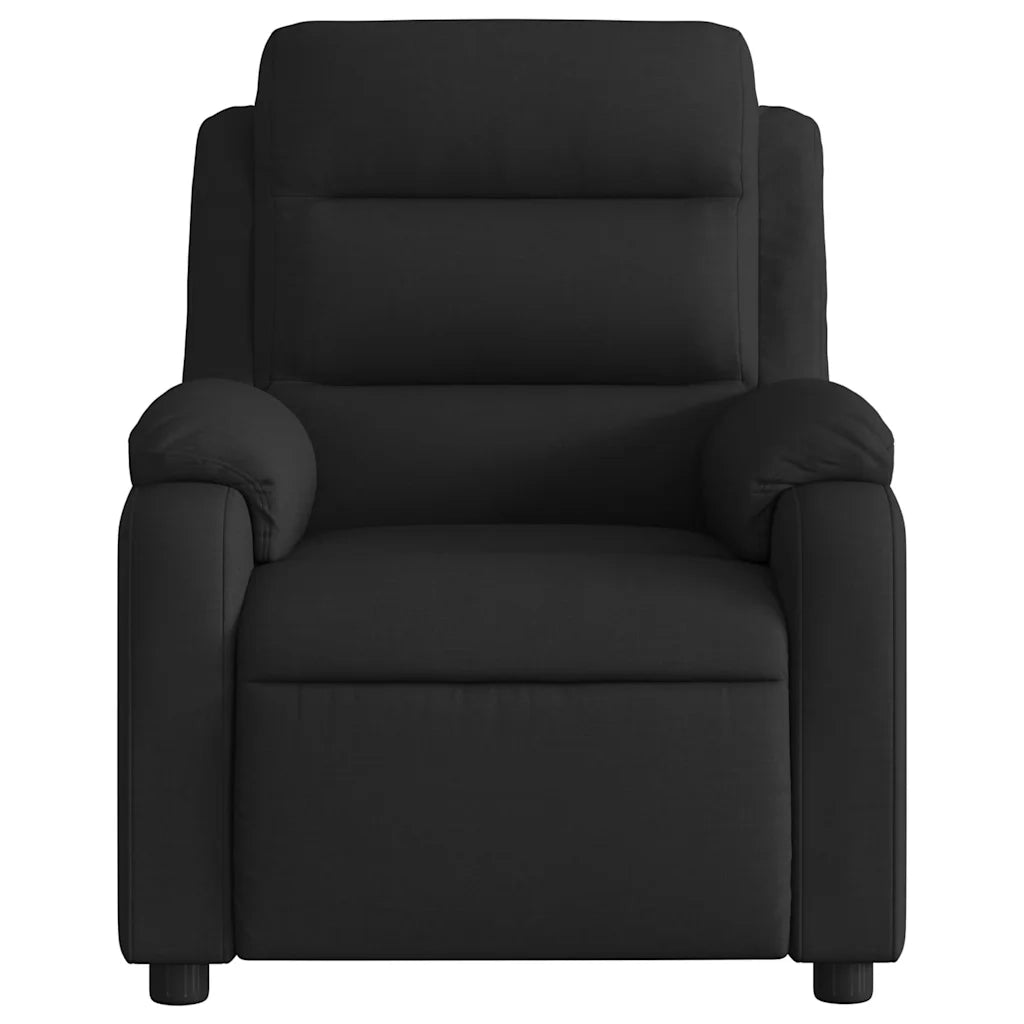 Divano Sedia-Poltrona reclinabile in tessuto nero 496576