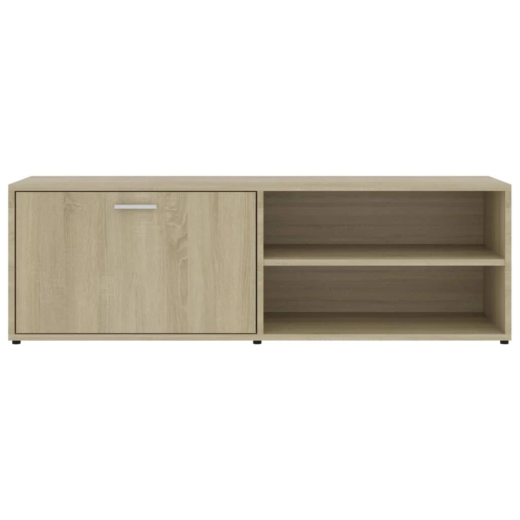 Mobile TV multimediale mensola TV credenza TV sala da pranzo soggiorno camera da letto rovere Sonoma 120 x 34 x 37 cm legno ingegnerizzato marrone 02_0027465