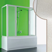 Box Doccia Sopravasca 3 lati 70x140x70 CM in Acrilico mod. Plutone 2 con apertura centrale