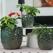 VASO da fiori Ø30 cm Ceramica Verde scuro