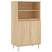 Credenza | Madia | Buffet da pranzo | Armadio da pranzo Rovere Sonoma 60x36x110 cm in Legno Multistrato