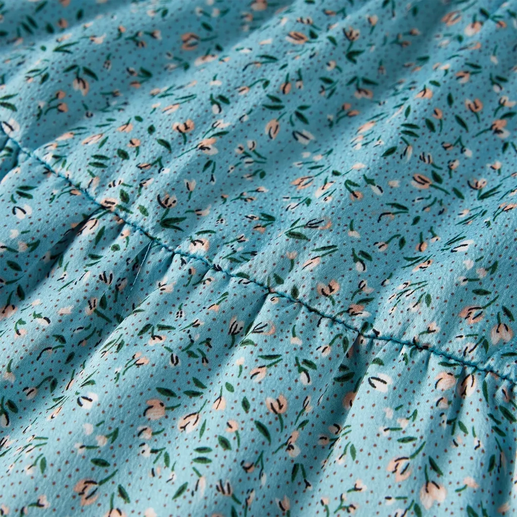 Abito da Bambina a Maniche Lunghe Blu 128 CFW4103588