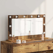 Specchio da Vanità Rettangolare Legno vecchio 80 x 45 x 18 cm 868323