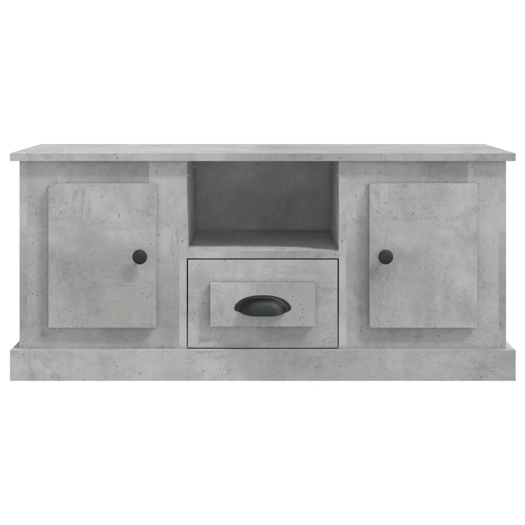 Mobile Porta TV-Mobile per TV-Credenza TV Grigio Cemento 100x35,5x45cm Legno Multistrato 721805