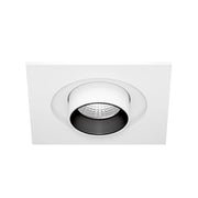 Faretto LED da incasso MINI OXO SQ 6W 42º con tecnologia CCT Switch 2700K/3200K/4000K, finitura Bianco Opaco - Beneito & Faure