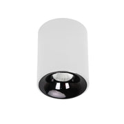 Spot plafone tondo Ø6cm bianco/nero LED CCT 5W Tom