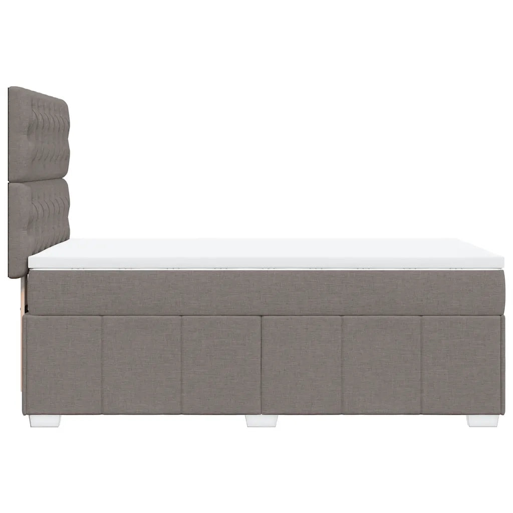 Giroletto a Molle con Materasso Tortora 80x200 cm inTessuto 3293806
