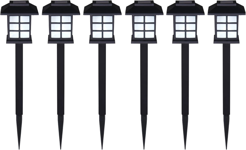18x Luce LED da Giardino a LED Sensore Crepuscolare Illuminazione da Terra Sentiero Esterno