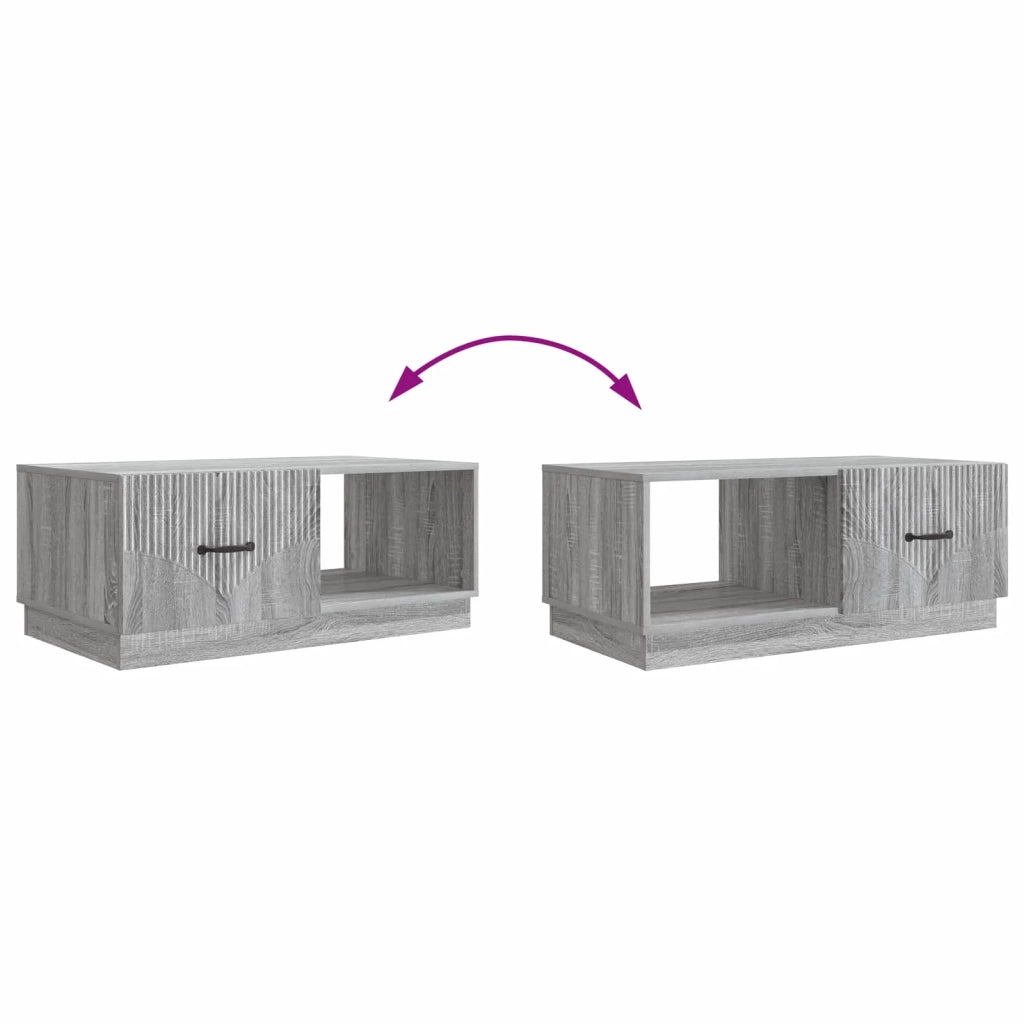 Tavolino da salotto Grigio Sonoma 90 x 50 x 37 cm 895421