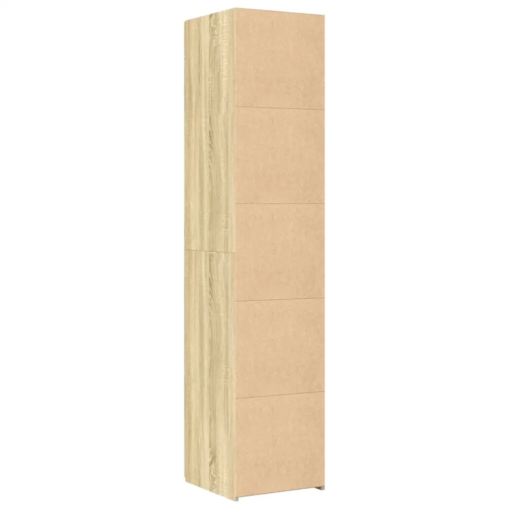 vidaXL Credenza Rovere Sonoma 40x42,5x185 cm in Legno Multistrato