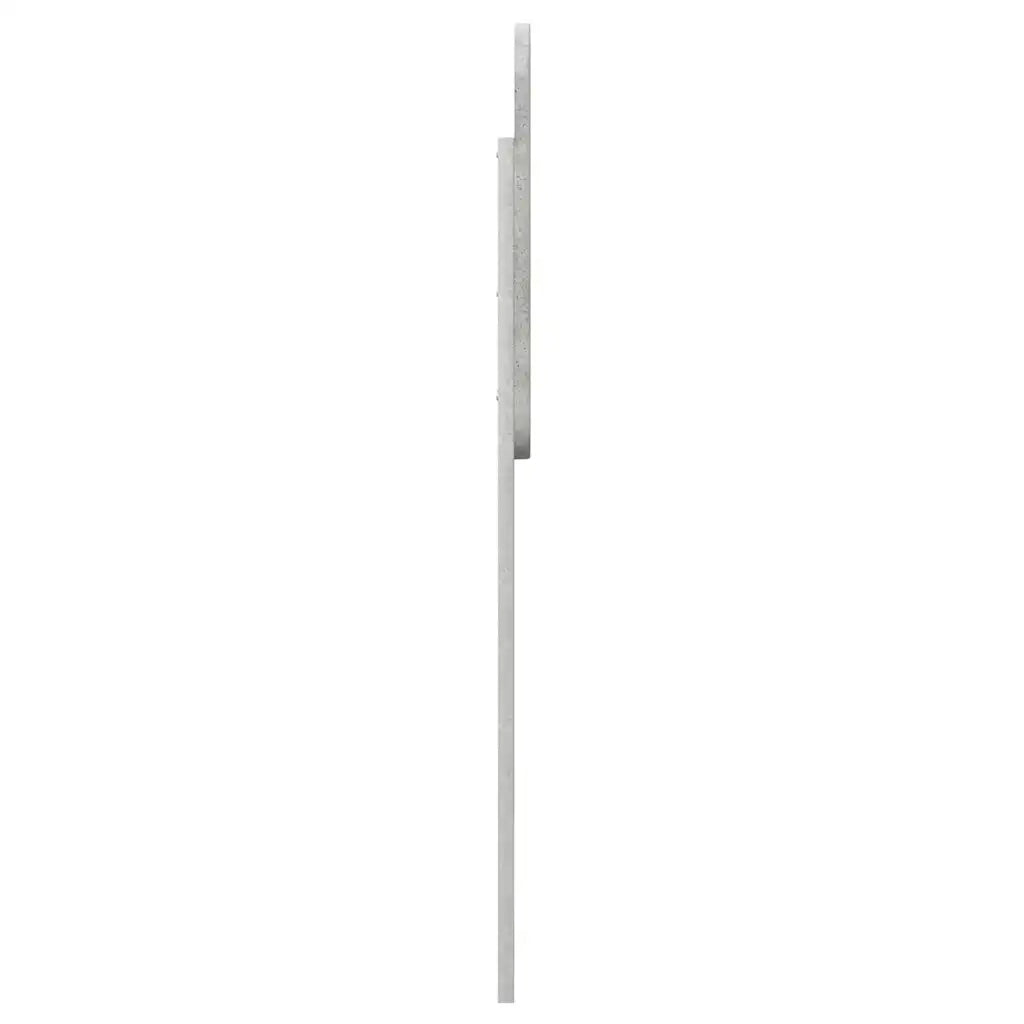 Testiera-Testata-Testiera Decorativa Grigio cemento 80 cm Legno multistrato 818639