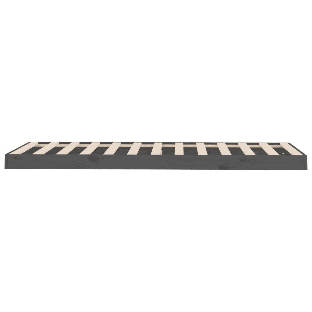 Giroletto Grigio 75x190cm Legno Massello Pino 2FT6 Small Single cod mxl 60784