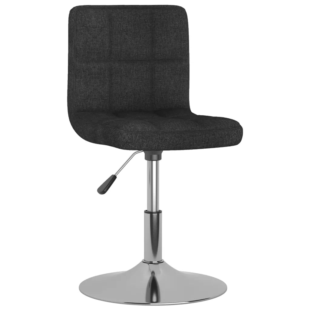Sedie da Pranzo Girevoli 4 pz Nere in Tessuto cod mxl 29174