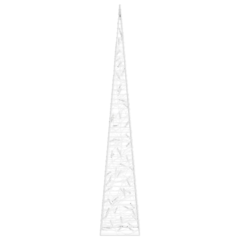 Cono di Luce LED Decorativo Acrilico Blu 120 cm 328965