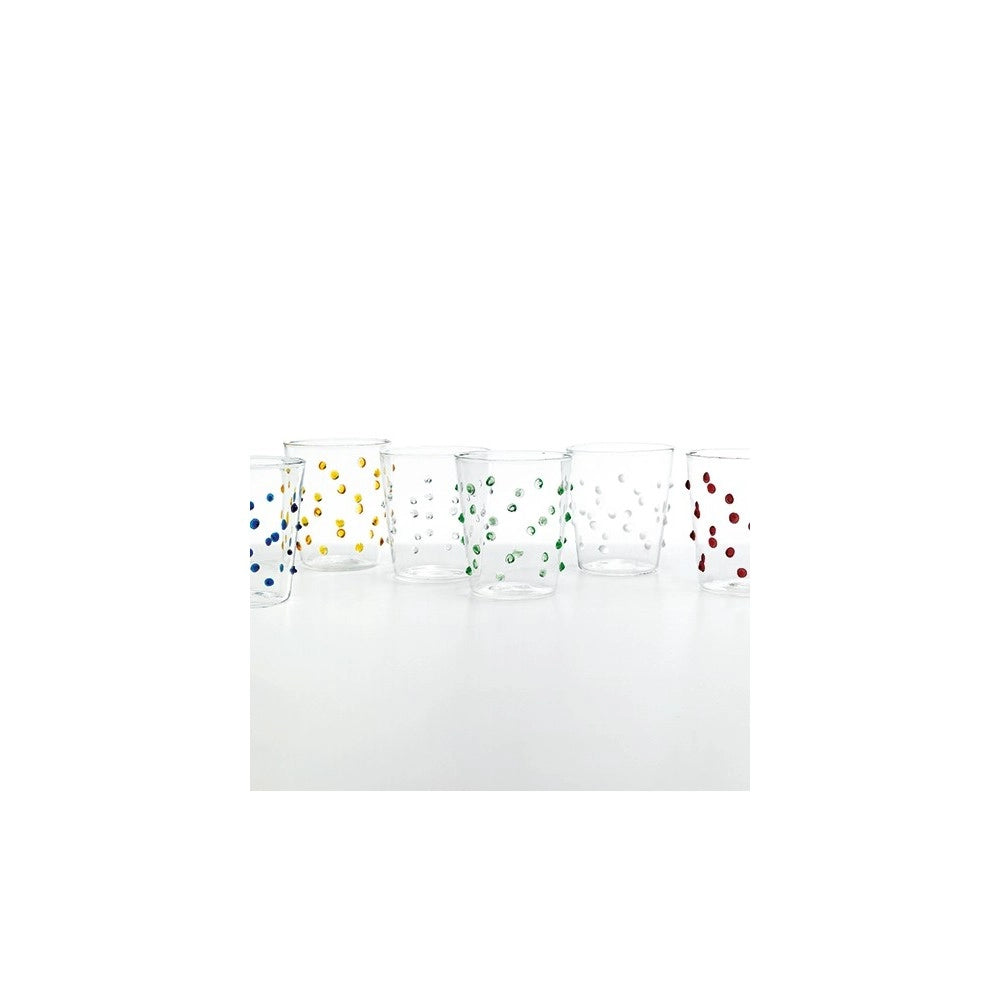 Bicchiere Zafferano Party Tumbler Nero 45 Cl Set 6 pezzi In Vetro