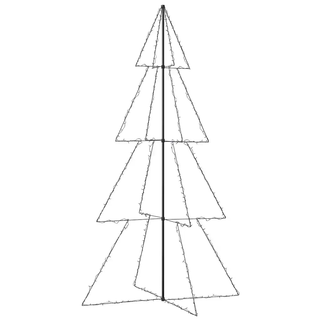 Albero di Natale a Cono 360 LED per Interni Esterni 143x250 cm cod mxl 25851