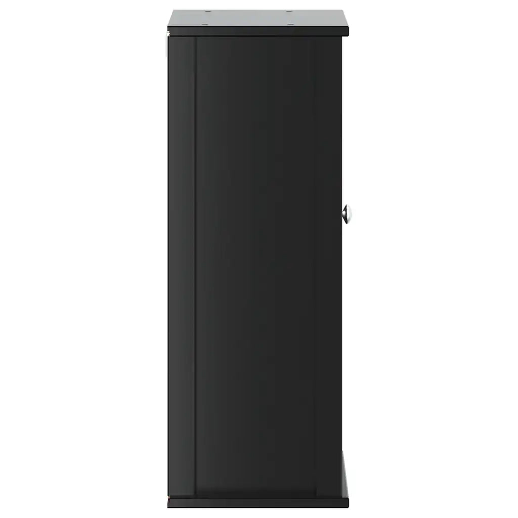 Mobile da Bagno | Armadio da bagno a Muro BERG Nero 40x27x71,5 cm Massello Pino