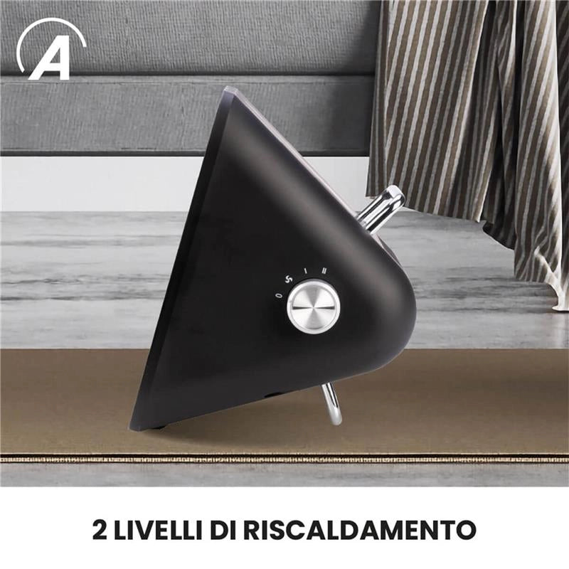 ARDES ICONIQ B TERMOVENTILATORE CERAMICO 2 LIVELLI DI POTENZA E VENTILAZIONE ESTIVA. POTENZA MAX 1500W.