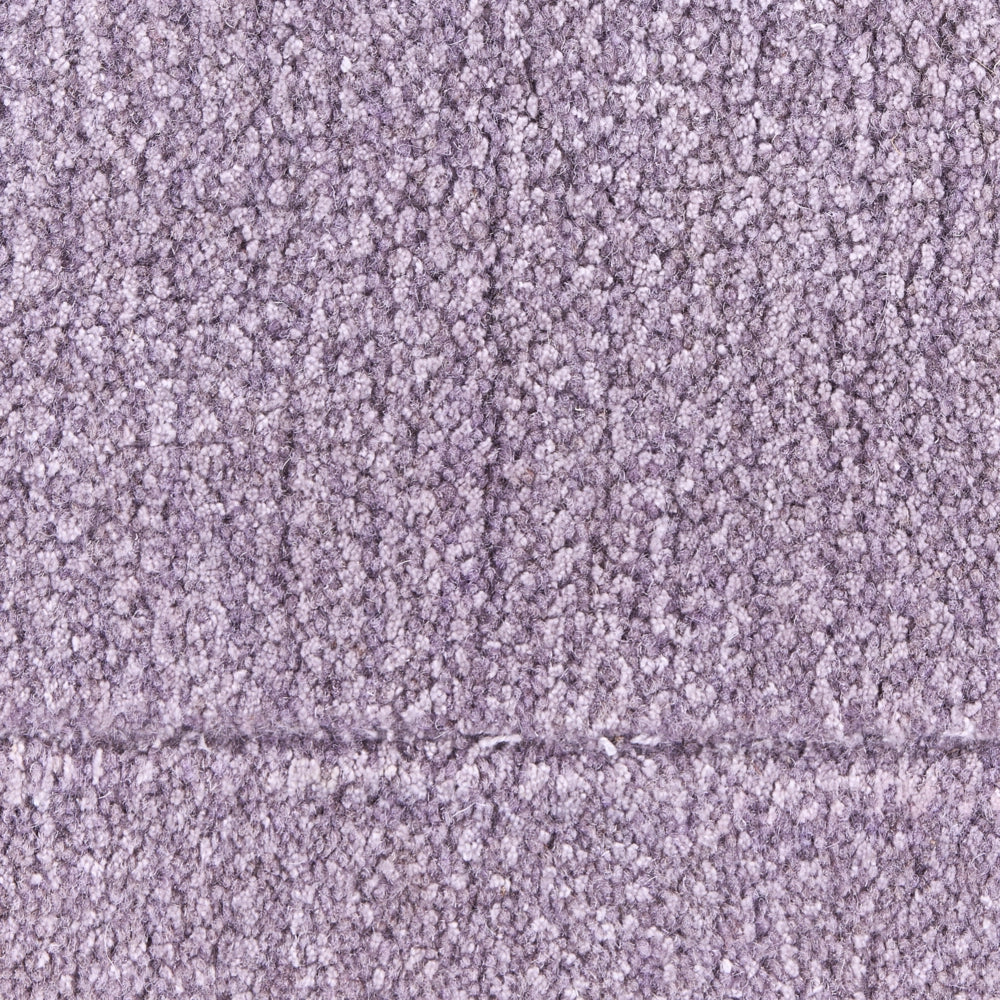 Tappeto stile moderno in viscosa e lana realizzato a mano rettangolare 160 x 230 cm viola
