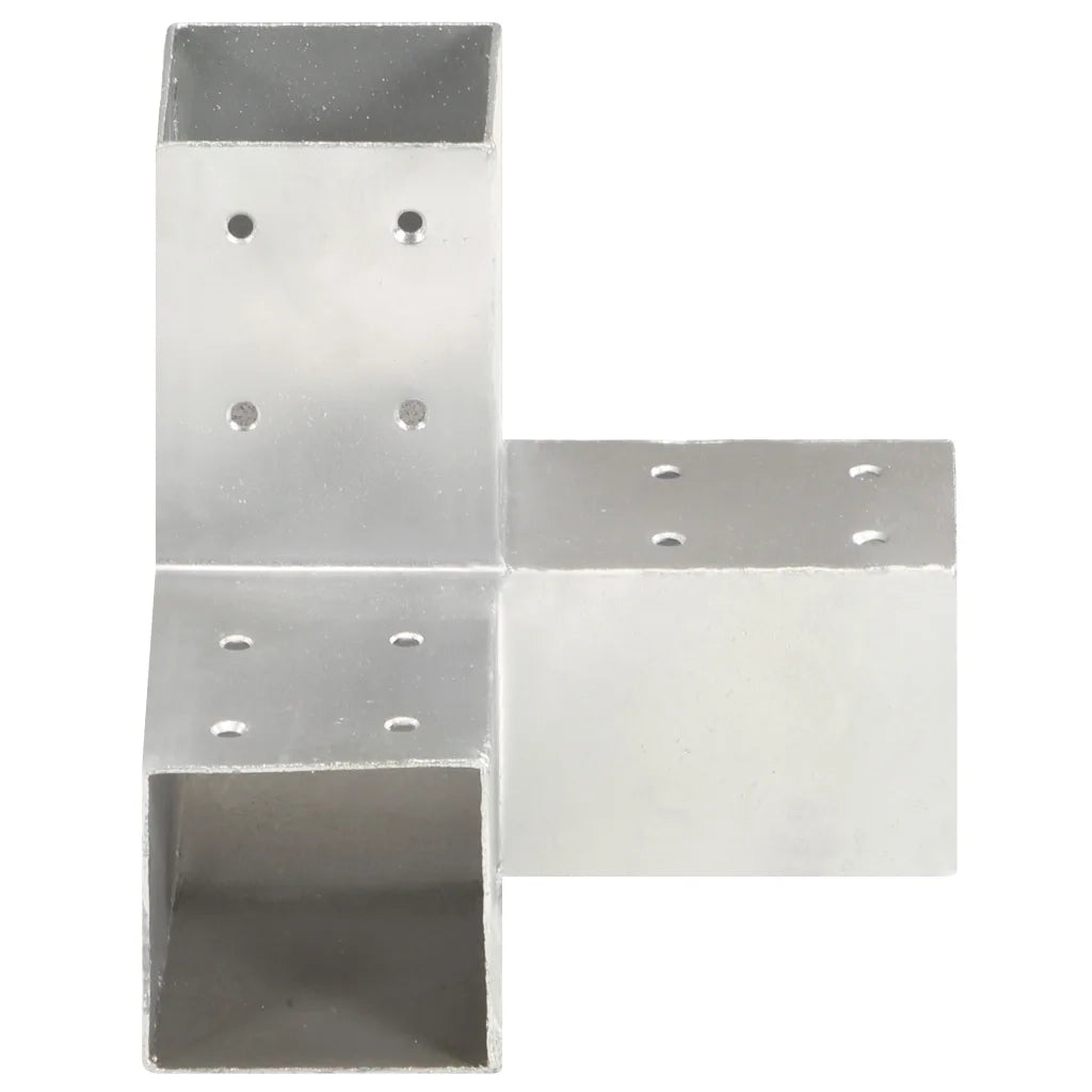 Connettore per Pali a Forma di Y in Metallo Zincato 81x81 mm cod mxl 63624