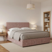 Carlisle, Letto Piazza e Mezza Sfoderabile Made in Italy, Rosa Antico