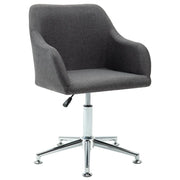 Sedia da Ufficio Girevole Grigio Scuro in Tessuto cod mxl 6077