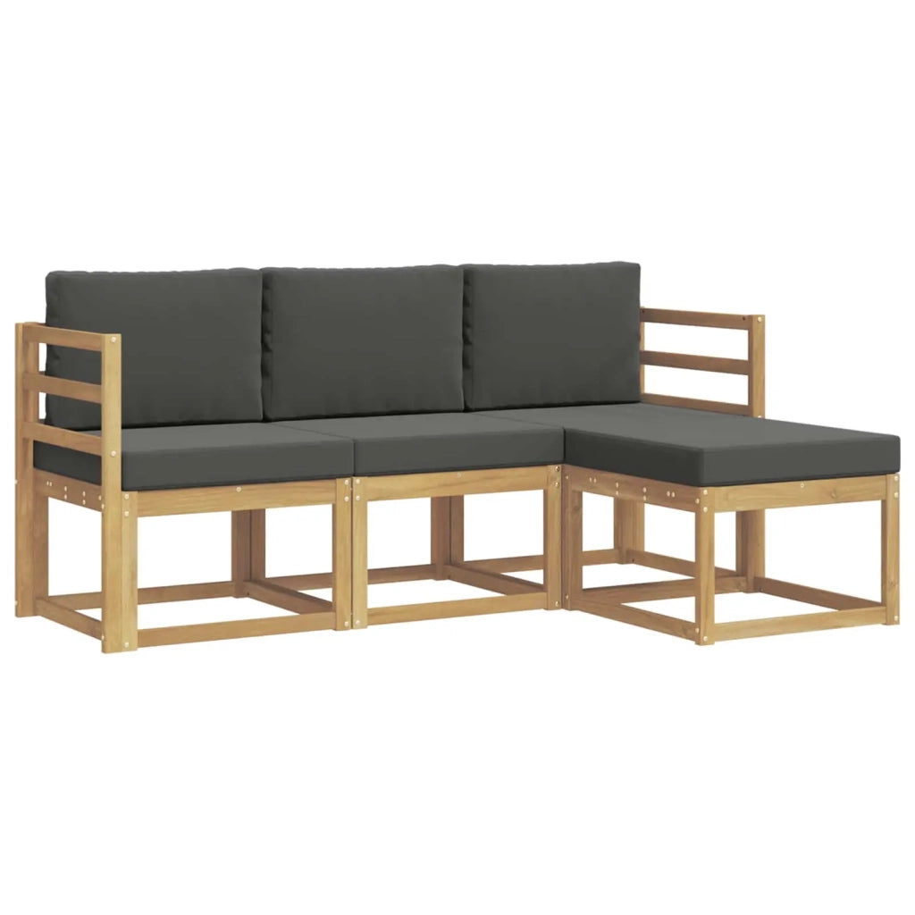 Set di divani da esterno 4 pcs