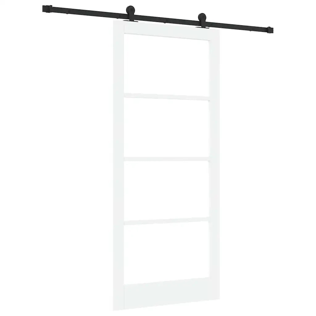 Porta scorrevole ORKDAL Bianco e Nero 93 x 211 cm 3332038