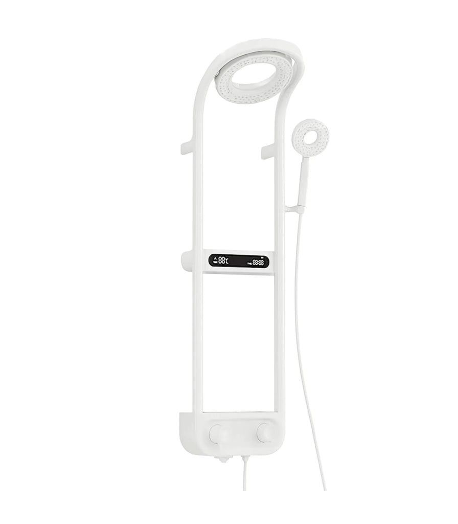 Colonna Doccia-Bagno Termostatica LH-198 | Corpo Rubinetto in Rame | Display LED Digitale e Orologio