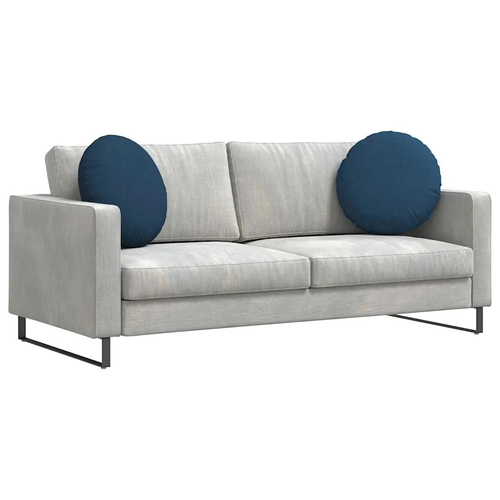 Cuscini per Seduta 2 pz | Cuscini per sedie Blu ?50 x 19 cm Tessuto