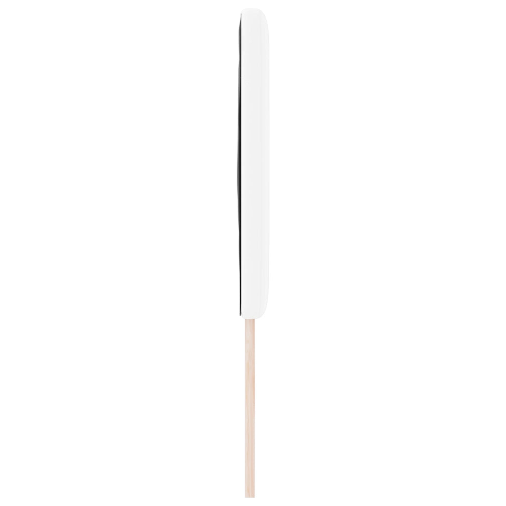 Testata letto design semplice bianco puro 160 cm in finta pelle