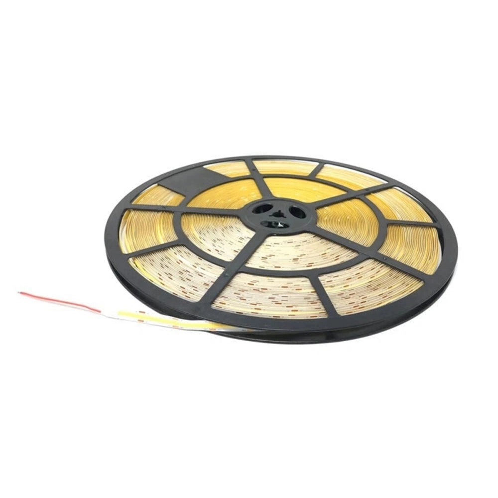 Trade Shop - Striscia Led Cob Luce 4000k 6500k 3000k Bobina 50 Mt 24v Smd 500w 8 Mm Cob-50m-324 -