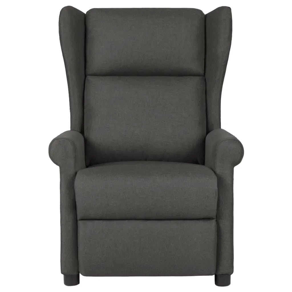 Poltrona Massaggiante Grigio Scuro in Tessuto 348517